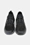 Men's Black Nubuck Genuine Natural Leather Sneaker Lace-Up Shoes - 6