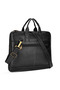 Expandable PU Leather Laptop Bag 14 Inch Professional Office Business Bag with Multiple Compartments