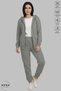Women's Hooded Jacket and Elastic Jogger Pants 100% Cotton Combed Cotton Tracksuit Set