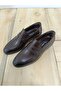 Men's Genuine Leather Summer Shoes Comfortable Fit Fully Handmade Flat Sole Brown Color - 5