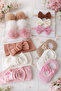 Baby Girl Bandana Socks Set (12 Pieces)