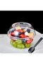 25-Pack 12oz Clear Plastic Disposable Dessert Cups