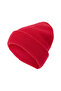 Women's Knitted Beanie, Red - 2