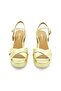 Genuine Leather Platform Shoes 260 Gold(Gold) - 4