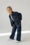Girl's 3-Piece Denim Set with Floral Embroidered Jeans Jacket - 4