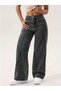 Beeke Super High Waist Wide Leg Jeans Stretch Fabric Wide Leg Denim Pants