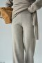 Women's Anthracite High Waist Basic Knitwear Trousers - 3