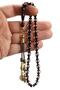 Men's 7X11Mm Burgundy Transparent Vernier Powdered Amber Prayer Beads, Gift Rosary - 2