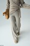 Women's Anthracite High Waist Basic Knitwear Trousers - 2