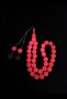 Gift Prayer Beads, Birthday Gift, Red Cat's Eye Prayer Beads - 2