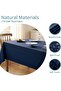 Stain and Liquid Resistant Carefree Linen Tablecloth 140X180Cm