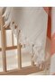 Premium Quality Double Layer 110X90 cm Fringed Striped Luxury Muslin Blanket / - 2
