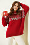 Jacquard Knitwear R4509 Red