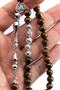 Men's Father's Day Lettered 8mm Sphere Cut Tiger Eye Rosary - 4