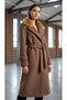 Aurora Fur Collar Cashmere Coat - 2
