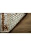 Bridesmaid White Prayer Rug with Silver Chenille Back, Quilted and Fringed, 65*125 - 3