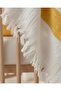Premium Quality Double Layer 110X90 cm Fringed Striped Luxury Muslin Blanket / - 2