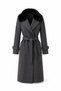 Aurora Fur Collar Cashmere Coat