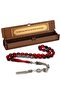 Gift Prayer Beads, Father's Day Gift Prayer Beads, Lettered Powder Amber Prayer Beads - 3