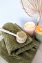100% Cotton Olive Earth 50X90 cm 4-Piece Towel Set - 8