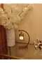 Led Illuminated Decorative Lantern Candle Holder Christmas Valentine's Day 23 cm Bronze 1 Piece Led Candle Is Included - 3