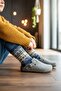 Anatomical Natural Cork Sole Children's Arch Supported Felt Wool Slippers - 2
