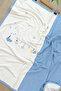 Baby Boy Double Layer 100% Cotton Natural Combed Cotton Blanket Stl7156 - 4