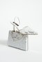 PERIE Shoe Bag Matching Women's 7 cm Heeled Sequined Evening Shoe and Bag Set