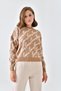 Women's Crew Neck Love Text Detailed Knitwear Sweater 10517 - 5