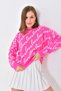 Women's Crew Neck Love Text Detailed Knitwear Sweater 10517 - 2