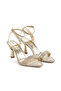 Pointed Toe Trotting Single Helmet Classic Heeled Women's Shoes - 4