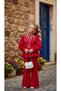 Girls' Trousers Pearl Detail Lined Blouse Belt Bag - 6