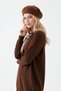 Women's Scarf Detailed Knitwear Sweater Crew Neck Long Sleeve Stylish Casual Sweater - 4