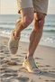 Men's Beige Casual Lace-Up Sports Shoes High Thick Sole Comfortable Stylish Sneaker - 7