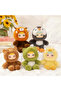 🌟   Cute Costumed Mascot Vinyl Plush Doll Keychain 🧸   - Friend Accessory - 6
