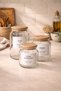 Durina 3-Piece Glass Jar Set 1300-800-650 ml with Wooden Beech Lid Vacuum Sealed for Tea – Sugar – Turkish Coffee - 5