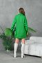 Women's Turtleneck Ribbed Knit Knitwear Tunic 7519Sw - 7