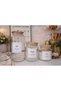 Durina 3-Piece Glass Jar Set 1300-800-650 ml with Wooden Beech Lid Vacuum Sealed for Tea – Sugar – Salt with Labels - 3