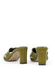 , Women's Heeled Slippers 161996Z610 Green - 3
