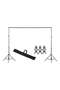 Adjustable Studio Photography Backdrop Stand Kit Black