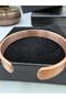 Raw Pure Copper, Elegant on the Outside, Smooth on the Inside, Full Protection Armored Zeolite Stone Copper Bracelet - in a Gift Box - 2