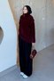 Niobe Angora Casual Sweater Burgundy - 3
