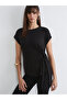 Peak New Season Crew Neck Drawstring Blouse