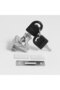 1Pc Glass Lock Square Chrome Glass Cover Safety Lock Durable Metal Secure Lock System Drawer - 2