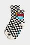 F2674A8Kr1 Multi-Colored Boys' Cars 3-Pack Cotton Long Socks - 2