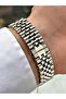 Men's Wristwatch with Function Silver-Black Color Steel Band Frc2035Mr - 4