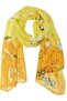 50X150Cm Birds Nature Summer Flowers Patterned Shawl Scarf - 2