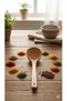 A+ Premium Series Wooden Cooking Spoon Wooden Board Kitchen Spoon Wooden Serving Spoon Wooden Spoon - 6