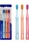 UltraClean Triple 6580 Ultra Soft Toothbrush, 3 Pack, Ultra-X Bristles, Ergonomic Handle, Wh