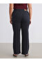 Esvab • Modern & Distinctive Plus Size Wide Leg Women's Jean Pants - 6
